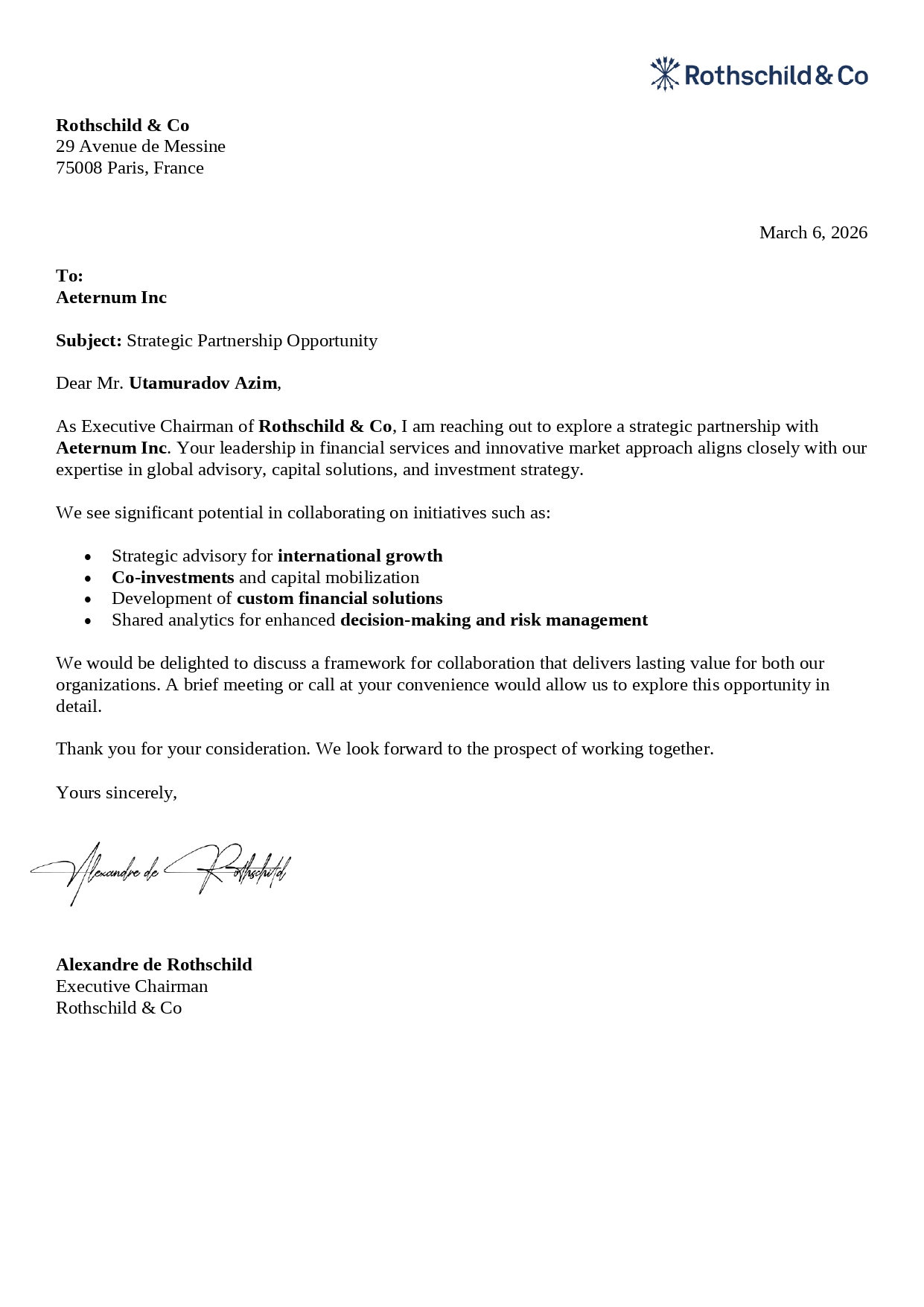 Alexandre de Rothschild